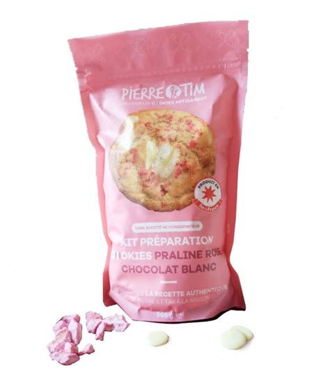 Kits préparation Biscuit Cookie Praline rose chocolat blanc agaia