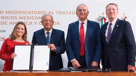 Firma del Protocolo Modificatorio al Tratado entre México Estados