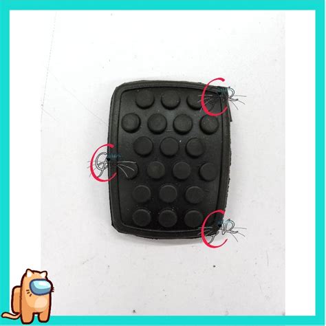 PEDAL PAD RUBBER MANUAL KANCIL KELISA KENARI MYVI ALZA VIVA BEZZA AXIA