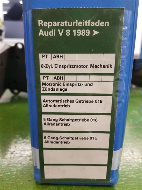 Reparaturleitfaden Audi Kaufen Auf Ricardo