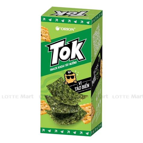 Bánh Khoai Tây Nướng Tok Vị Tảo Biển Gói 38.5G