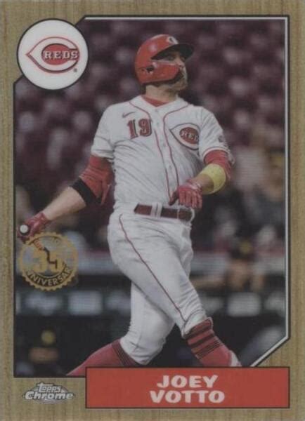 2022 Topps Chrome 1987 Topps Baseball 87BC 4 Joey Votto For Sale