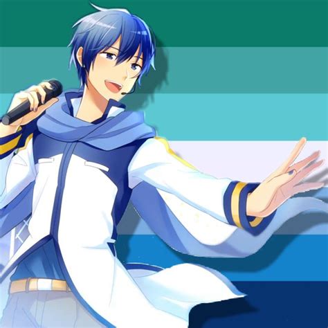 Kaito Vocaloid Gay Pride Profile Pic Icon Pfp Edited By Denkithepikachu Kaito Vocaloid Gay