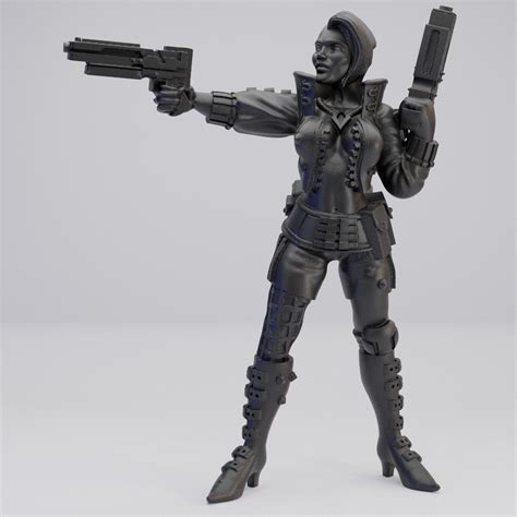 Hot Goblin サイバーガールシューティング ミニチュア ホットゴブリン TRPG SF