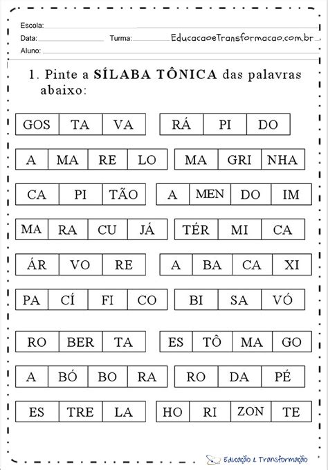 Sílaba Tônica De Mágico - Sílaba Tônica De Mágico - ZULEDU
