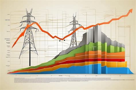 Premium Photo | Energy crisis rising graph data chart representing electricity crisis economy ...