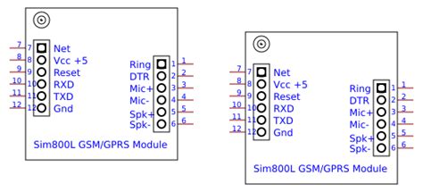 SIM800L GSM Module Pinout Datasheet Equivalent Circuit