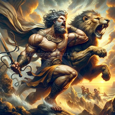 Hercules Download: Digital Art, Instant Downloadable Wallpaper