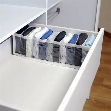 Organizador De Gavetas Lingerie Unidade Transparente Decore F Cil Shop