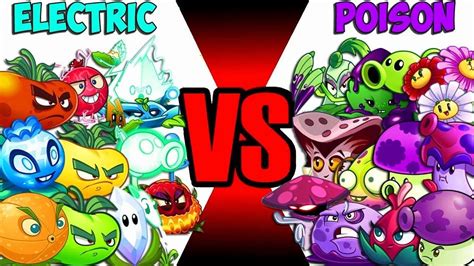 Team Electric Vs Poison Plants Who Will Win Pvz Team Plant Vs