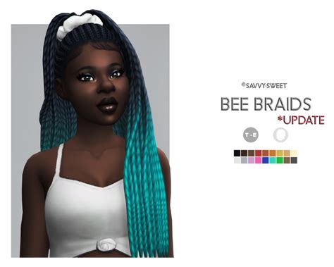 Sims 4 Hair Braids Texture Blitzpole