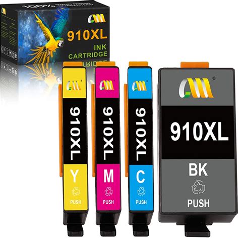 CHIP IncludedCMCMCM 910XL 910 Ink Cartridge Replacement For HP 910XL