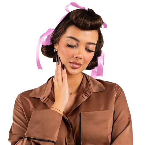 Ekkimimi The Heat Curlers Includes 3 Mini Rollers Overnight Silk Hair