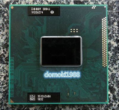 Intel Core i3-2330M SR04J 2.2G 3MB 5GT/s Socket G2 PGA 988 CPU ...