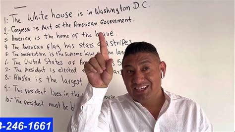 Citizenship Writing Test Sentences 2022
