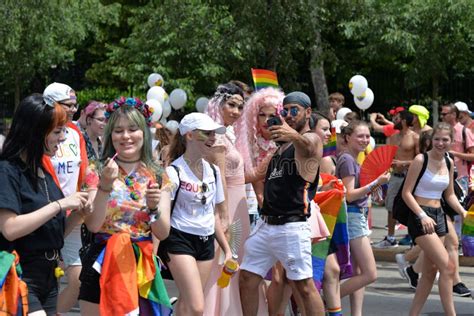 Gay Pride Parade On Ringstrasse In Wien Pride Month Of LGBT Community Supporting And