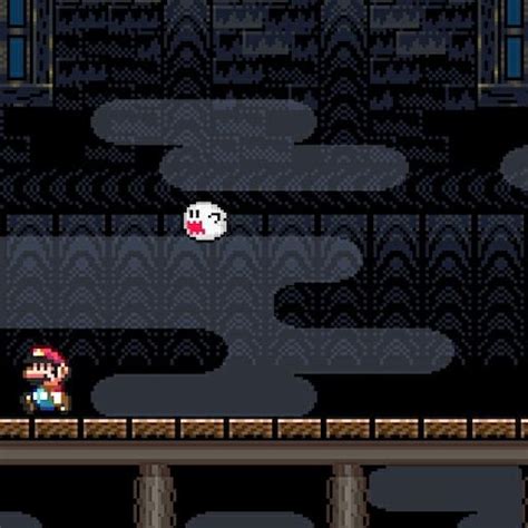 Steam Workshopsuper Mario World Ghost House Animation Super Mario Art Ghost House Super