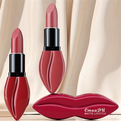 Colors Waterproof Big Mouth Nude Matte Lipsticks Not Cosmetic Stick Fading Makeup Red Long