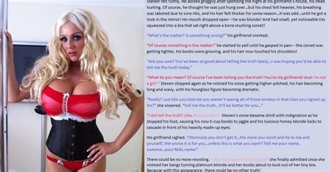 Elena Starz TG Stories Captions Lacey Re Education 101 How To Become A Blonde Bimbo