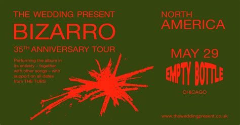 The Wedding Present Bizarro 35th Anniversary Tour