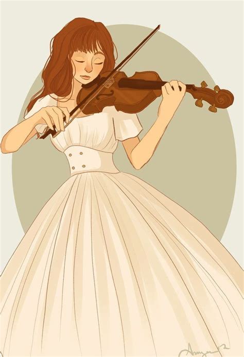 Pin On Art Girl Playing Violin Violin Drawing Violin Art