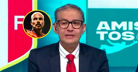 Erick Osores Critic A Richard Acu A Tras Pol Mica De Paolo Guerrero