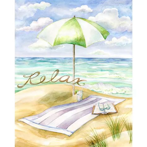Relax Tile Mural Tilemurals Beach Painting Decorative Art Prints