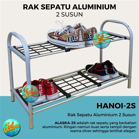 Jual Rak Sepatu Kaca Bangku Gantung Besi Kotak Viral H K Vertikal