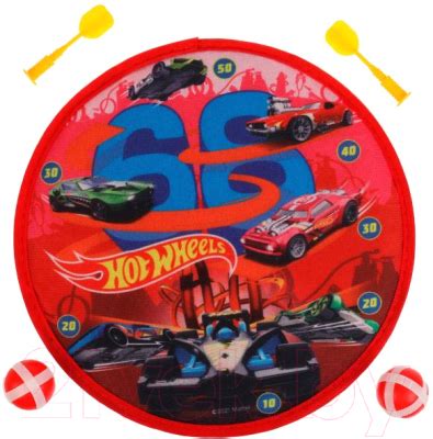 Играем вместе Hot Wheels с шариками липучками B HWS Дартс детский купить в Минске