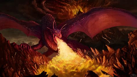 Artstation Fire Dragon Commission