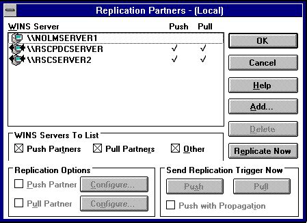 dkFlyer - WINS Configuration