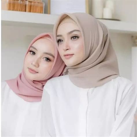 Jual COD BEST QUALITY Bella Square Hijab Segi Empat Polycotton