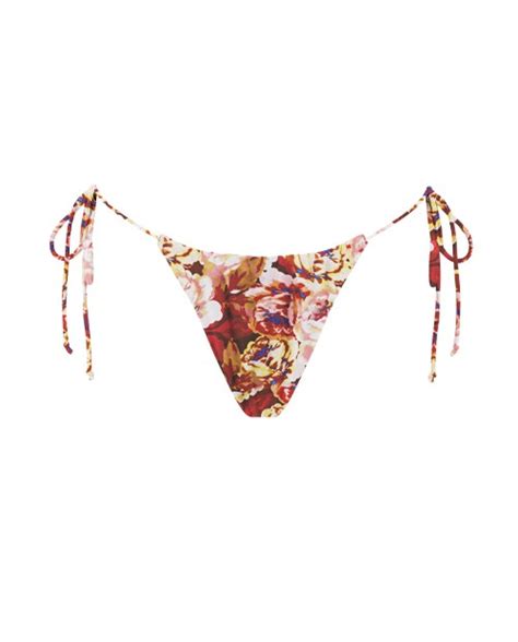 Floral Ruched Bikini Bottoms Ark Swimwear
