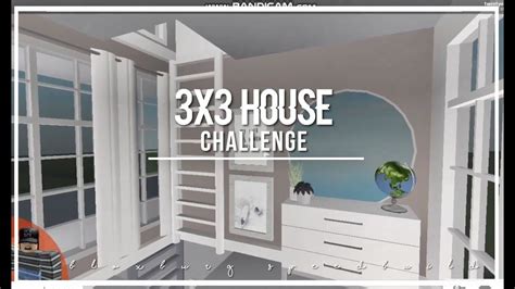 Roblox Bloxburg 3x3 House Challenge Youtube