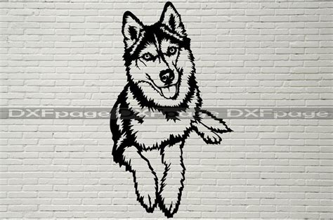 Husky Svg Silhouettes Dxf Siberian Husky Svg For Cricut Dog Etsy In