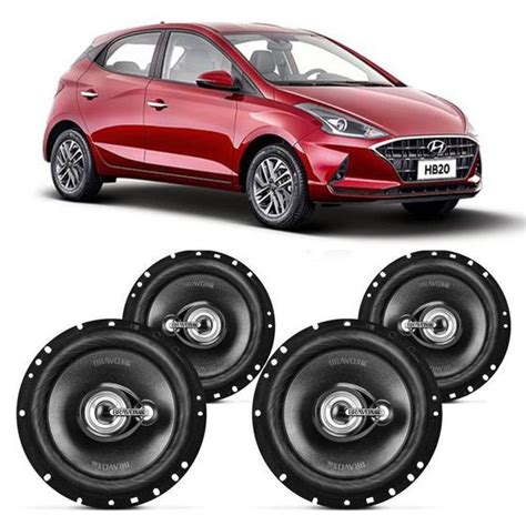 Alto Falante Hyundai Hb A Bravox Black Polegadas W Rms