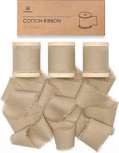 Amazon Vitalizart Nude Ribbon X Yd Cotton Handmade Frayed Fringe Fabric