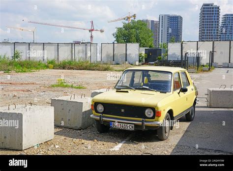 Belgrade Serbia 20 Jun 2019 View Of A Vintage Zastava Yugo Car On