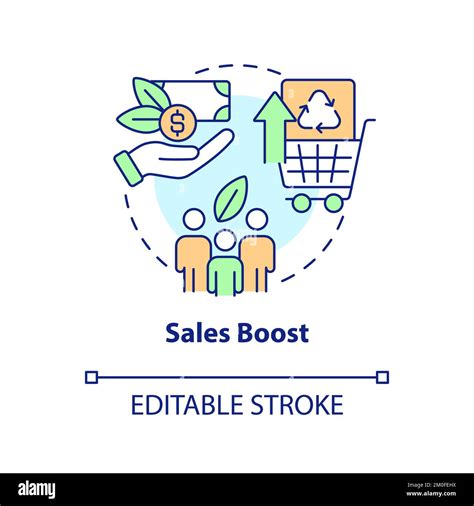 Sales Boost Stock Vector Images Alamy
