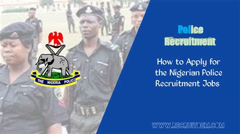 Npf Recruitment 2023 How To Apply For The Nigerian Police Force Jobs