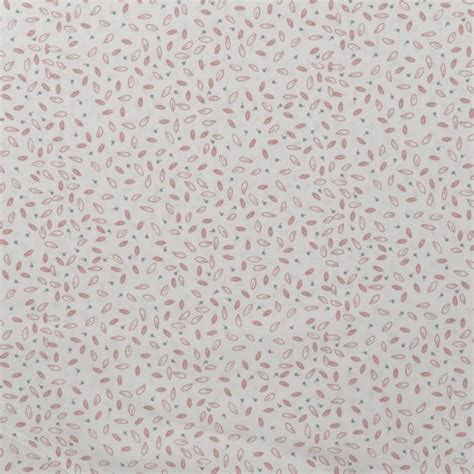 Tissu Popeline Imprimée Grains de Café Nude Tissus des Ursules