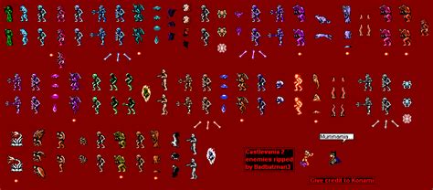 Nes Castlevania 2 Simons Quest Enemies The Spriters Resource
