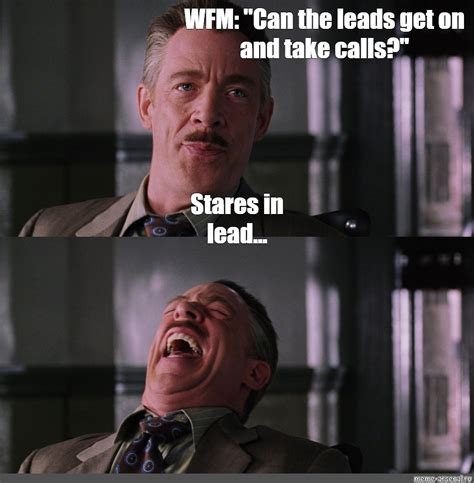 Сomics Meme Wfm Can The Leads Get On And Take Calls Stares In