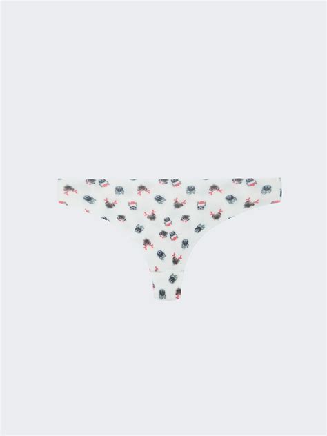 BEYAZ Desenli Bikini Külot W DB Z LU LCW