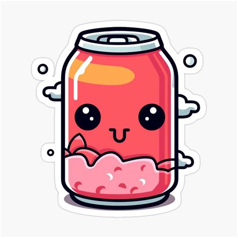 Cute Kawaiimadness Kawaii Soda Sticker For Sale By Kawaiimadness7 In 2024 Kawaii Preppy