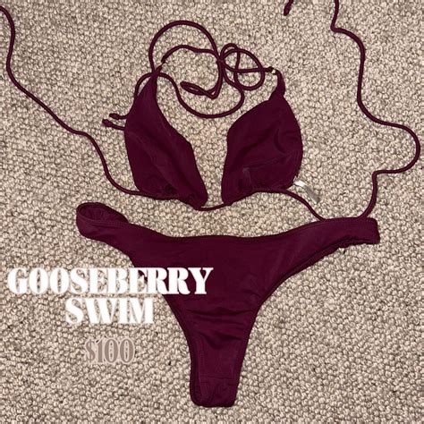Gooseberry Swim Bikini Depop