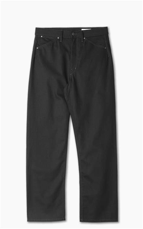 Lemaire Seamless Jeans Heavy Denim Black Cultizm