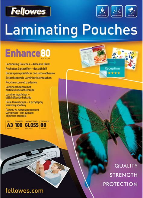 Fellowes Laminating Pouches Ic A3 Se Priser Nu