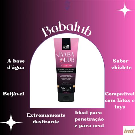 Lubricante Comestible Baba Lub Intt Sexto Sentido Sex Shop