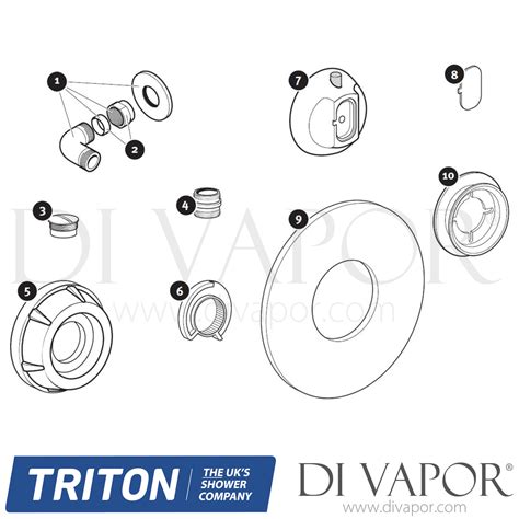 Triton Adrina Concentric Mixer Shower Spare Parts Tr Dv 483